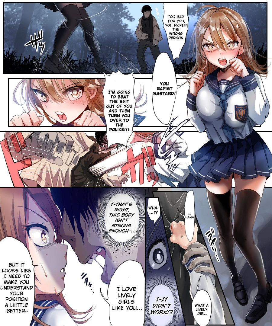 Hentai Manga Comic-The Story of How a TS Girl That Won't Be Able to Go Back to Being a Man if Fucked Is Assaulted by a Rapist and Desperately Flirts With Him in Order to Protect Her Virg...-Read-9